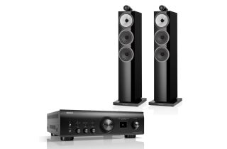 Denon PMA-1700NE Integrated Amplifier with Bowers & Wilkins 703 S3 Floorstanding Speakers