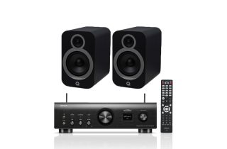 Denon PMA-900HNE Integrated Network Amplifier with Q Acoustics 3030i Bookshelf Speakers