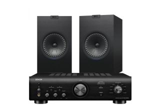 Denon PMA-600NE Integrated Amplifier with KEF Q350 Bookshelf Speakers