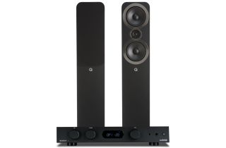 Audiolab 6000A Amplifier with Q Acoustics 3050i Floorstanding Speakers