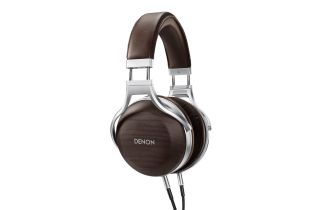 Denon AH-D5200 Over-Ear Headphones - Wood / Brown