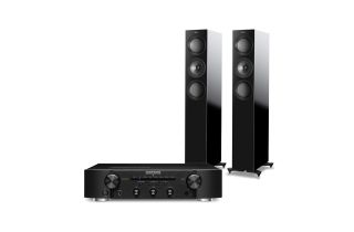 Marantz PM6007 Integrated Amplifier with KEF R5 Meta Floorstanding Speakers