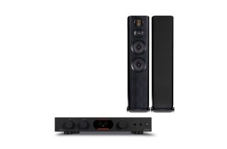Audiolab 7000A Integrated Amplifier with Wharfedale EVO4.4 Floorstanding Speakers