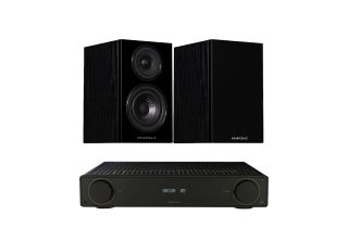 Arcam Radia A5 Integrated Amplifier with Wharfedale Diamond 12.1 Bookshelf Speakers