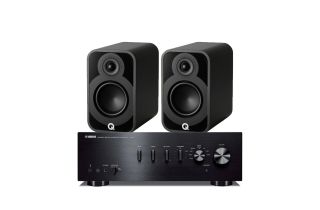 Yamaha A-S301 Integrated Amplifier with Q Acoustics 5010 Bookshelf Speakers