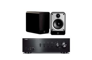 Yamaha A-S701 Integrated Amplifier with Q Acoustics Concept 30 Standmount Speakers