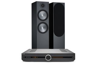 Roksan Attessa Streaming Amplifier with Monitor Audio Bronze 500 Speakers (6th Gen)