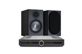 Roksan Attessa Streaming Amplifier with Monitor Audio Bronze 50 Speakers (6th Gen)