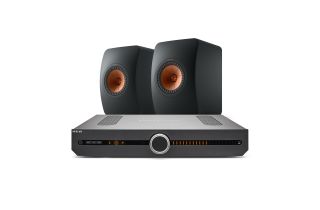 Roksan Attessa Streaming Amplifier with KEF LS50 Meta Standmount Loudspeakers