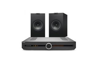Roksan Attessa Streaming Amplifier with KEF Q150 Bookshelf Speakers