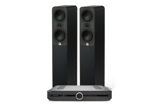 Roksan Attessa Streaming Amplifier with Q Acoustics Q 5040 Floorstanding Speakers