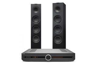 Roksan Attessa Streaming Amplifier with KEF Q550 Floorstanding Speakers
