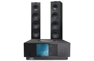 Naim Atom HDMI with KEF Q550 Floorstanding Speakers