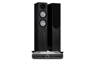 Roksan Attessa Streaming Amplifier with Monitor Audio Silver 200 7G Speakers