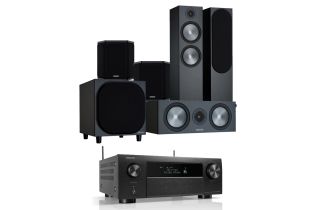 Denon AVC-X4800H 9.4 Ch. 8K AV Receiver with Monitor Audio Bronze 500 AV Speaker Pack