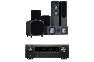 Denon AVR-X1800H AV Receiver with Monitor Audio Bronze 200 AV Speaker Pack