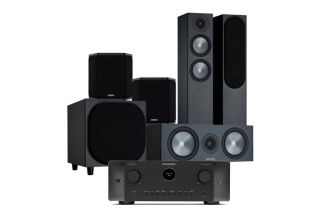 Marantz Cinema 60 DAB AV Receiver with Monitor Audio Bronze 200 AV Speaker Pack