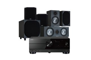 Yamaha RX-A2A AV Receiver with Monitor Audio Bronze 50 AV Speaker Pack