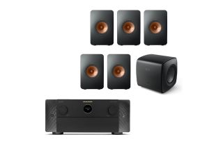 Marantz CINEMA 40 Premium 9.2 Channel AV Receiver with KEF LS50 Meta AV Pack