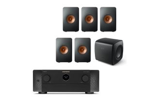 Marantz CINEMA 50 9.4 Channel AV Receiver with KEF LS50 Meta AV Pack