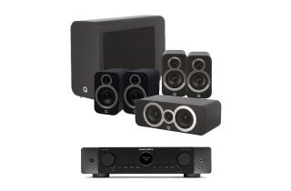 Marantz CINEMA 70s 7.2 Channel AV Receiver with Q Acoustics 3030i Cinema Pack