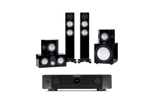 Marantz CINEMA 70s 7.2 Channel AV Receiver with Monitor Audio Silver 7G 200 5.1 Cinema Pack