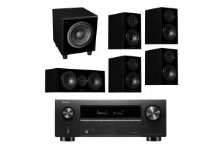 Denon AVR-X2800H AV Receiver with Wharfedale Diamond 12.1 5.1 AV Home Cinema Pack