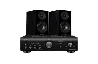 Denon PMA-600NE Integrated Amplifier with Wharfedale Diamond 12.1 Bookshelf Speakers