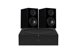 Sonos Amp with Wharfedale Diamond 12.1 Bookshelf Speakers