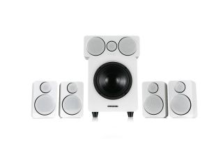 Manufacturer Refurbished - Wharfedale DX-2 5.1 Speaker Package - White