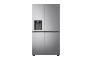 LG GSLV71PZTF NatureFRESH™ 635L American Fridge Freezer - Shiny Steel