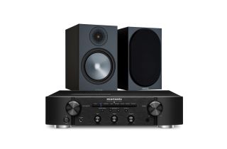Marantz PM6007 Integrated Amplifier with Monitor Audio Bronze 100 Speakers (6th Gen)