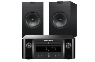 Marantz Melody X. M-CR612 Music System with KEF Q150 Bookshelf Speakers