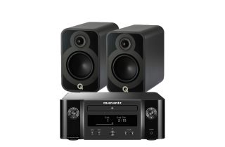 Marantz Melody X. M-CR612 Music System with Q Acoustics 5020 Bookshelf Speakers