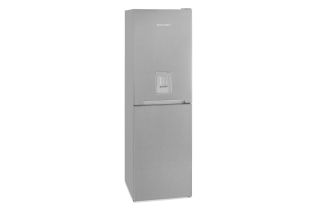 Montpellier MFF185DX 50/50 Frost Free Fridge Freezer with Water Dispenser - Inox