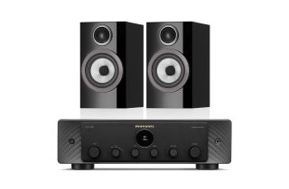 Marantz Model 30 Integrated Amplifier with Bowers & Wilkins 707 S3 Standmount Speakers