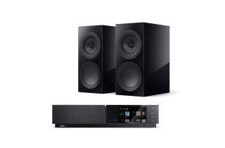 Naim Uniti Nova All-In-One Player with KEF R3 Meta Bookshelf Speakers