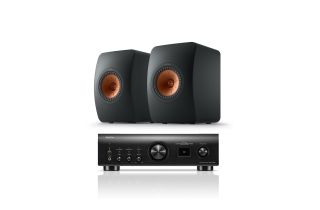 Denon PMA-1700NE Integrated Amplifier with KEF LS50 Meta Standmount Loudspeakers