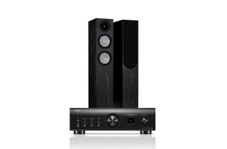 Denon PMA-1700NE Integrated Amplifier with Monitor Audio Silver 200 7G Speakers