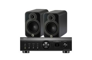 Denon PMA-1700NE Integrated Amplifier with Q Acoustics 5020 Bookshelf Speakers