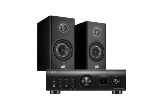 Denon PMA-1700NE Integrated Amplifier with Polk Reserve R100 Bookshelf Speakers