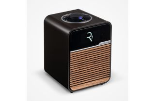 Ruark Audio R1 Mk4 Bluetooth Radio - Espresso Lacquer with Walnut Grille