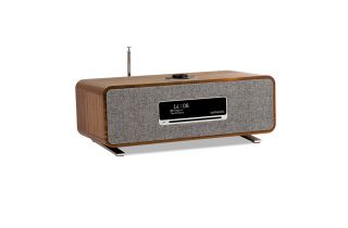 Ruark Audio R3S Wireless Music System - Rich Walnut Veneer with Lead Grey Fabric Grille