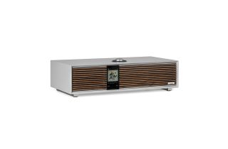 Ruark Audio R410 Integrated Music System - Soft Grey with Walnut Grille