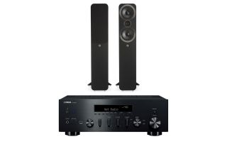 Yamaha R-N600A Network Receiver with Q Acoustics 3050i Floorstanding Speakers