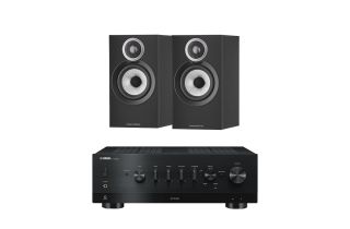 Yamaha R-N800A Network Receiver with Bowers & Wilkins 607 S3 Standmount Speakers
