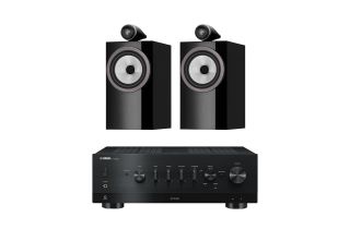 Yamaha R-N800A Network Receiver with Bowers & Wilkins 705 S3 Standmount Speakers