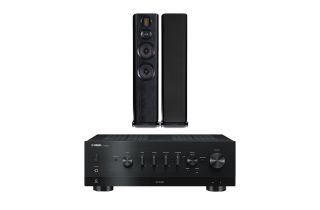Yamaha R-N800A Network Receiver with Wharfedale EVO4.4 Floorstanding Speakers