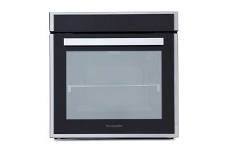Montpellier SFPO77MBX Pyrolytic Single Oven - Black