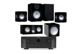 Marantz Cinema 60 DAB AV Receiver with Monitor Audio Silver 7G 100 5.1 Cinema Pack